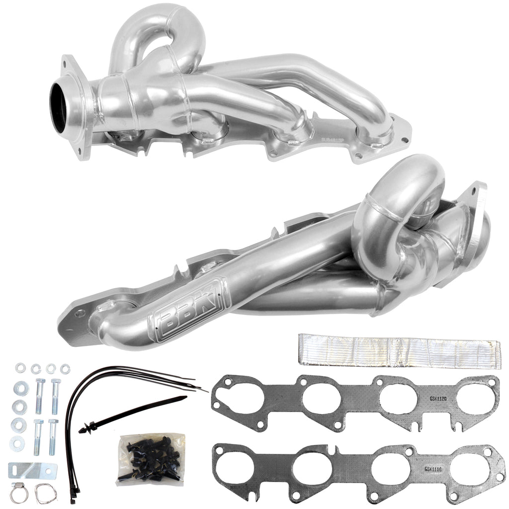 BBK Performance Parts 40150 2019-2024 DODGE RAM TRUCK 5.7L 1-3/4 SHORTY HEADERS (POLISHED SILVER CERAMIC) for Select Ram