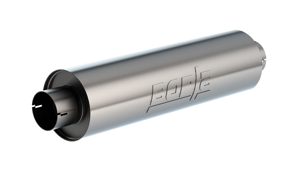 Borla 401625 Specialty Muffler - Straight Flow Notched Neck Muffler