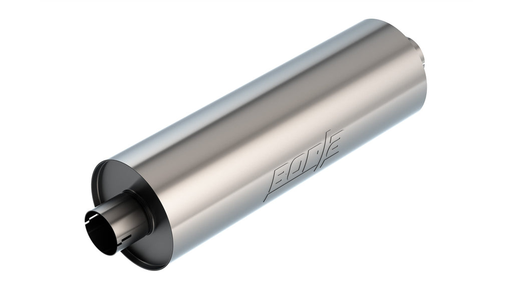 Borla 401662 Specialty Muffler - Straight Flow Notched Neck Muffler - Touring