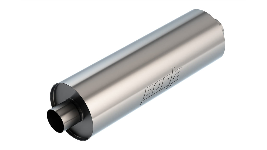Borla 401663 Specialty Muffler - Straight Flow Un-Notched Neck Muffler - Touring
