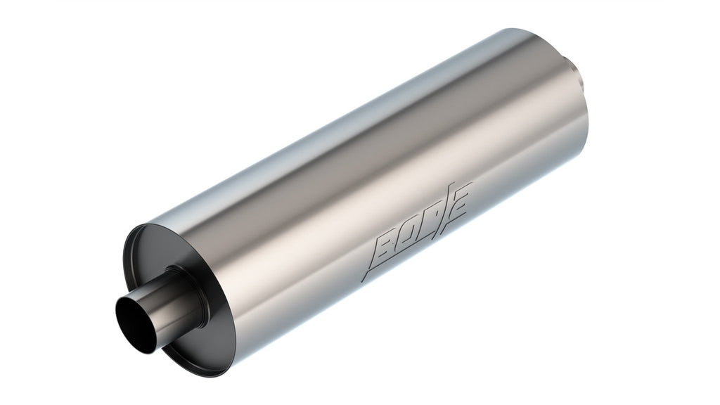 Borla 401665 Specialty Muffler - Straight Flow Un-Notched Neck Muffler - Touring