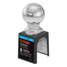 Load image into Gallery viewer, CURT 40167 2-5/16" Trailer Ball (1" x 2-1/8" Shank, 7,500 lbs., Chrome, Packaged)