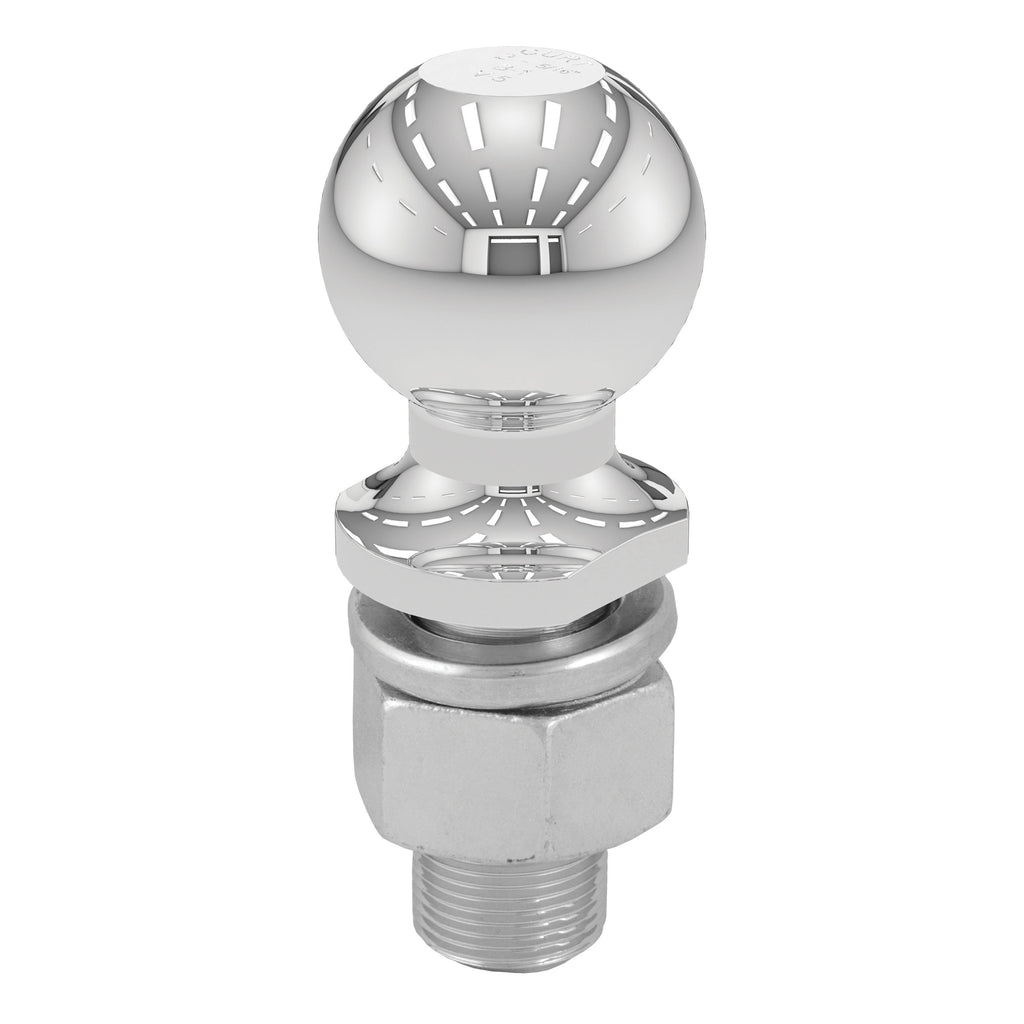 CURT 40168 2-5/16" Trailer Ball (1-1/4" x 2-5/8" Shank, 10,000 lbs., Chrome, Packaged)