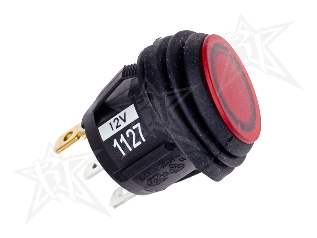 Rigid Industries 40191 RIGID 2 Position (On/Off) Rocker Switch; Red ; Single