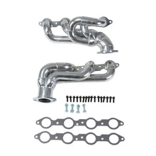 Load image into Gallery viewer, BBK Performance Parts 40200 2010-15 CHEVROLET CAMARO SS 6.2 1-3/4 SHORTY HEADERS (POLISHED SILVER CERAMIC) for Select Chevrolet Camaro