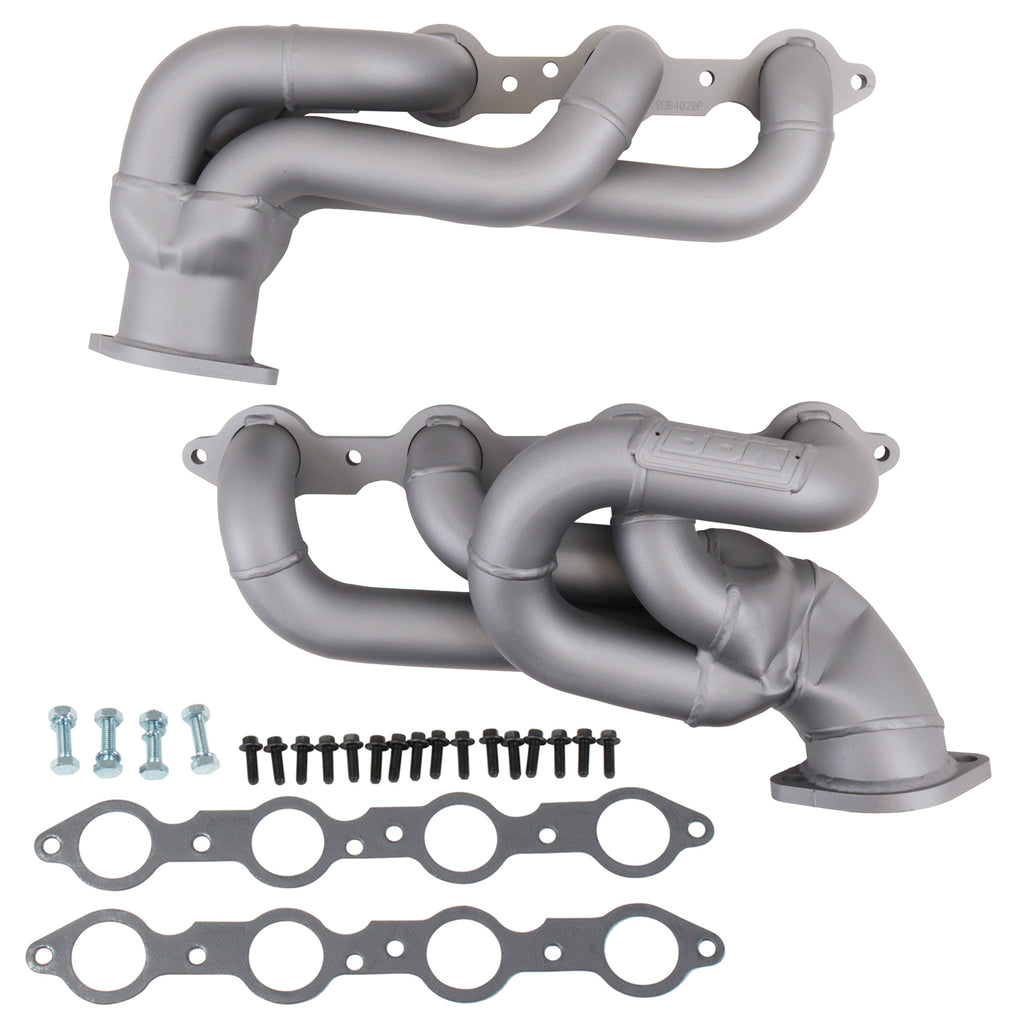 BBK Performance Parts 4020 2010-15 CHEVROLET CAMARO SS 6.2 LS3/L99 1-3/4 SHORTY HEADERS (TITANIUM CERAMIC) for Select Chevrolet Camaro