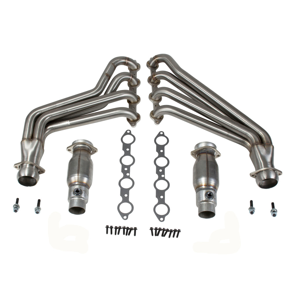 BBK Performance Parts 40215 2010-15 CAMARO 6.2 SS 1-3/4 LONG TUBE HEADERS W/CATS (304 STAINLESS) for Select Chevrolet Camaro