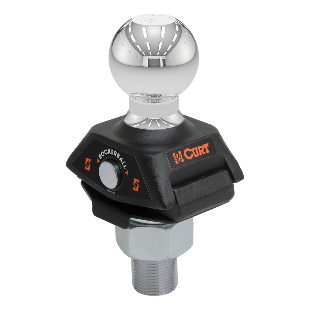 CURT 40249 RockerBall 2-5/16" Cushion Hitch Ball (1-1/4" Shank, 12,000 lbs, Packaged)