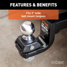 Load image into Gallery viewer, CURT 40249 RockerBall 2-5/16" Cushion Hitch Ball (1-1/4" Shank, 12,000 lbs, Packaged)