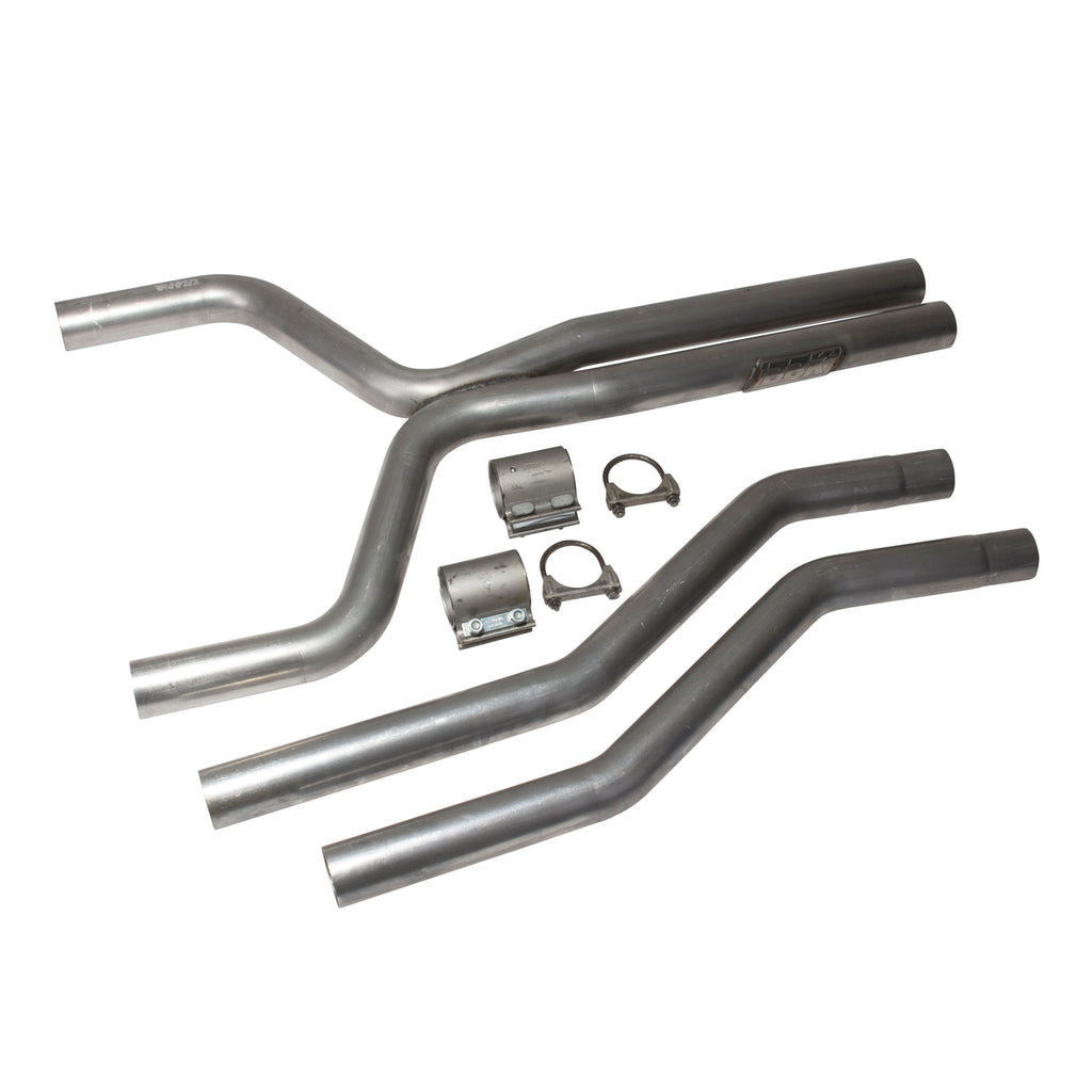 BBK Performance Parts 4024 2010-2011 CAMARO V6 2-1/2 MID X PIPE (ALUMINIZED) for Select Chevrolet Camaro