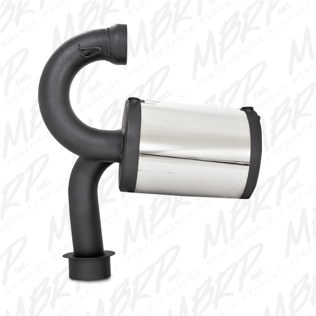 MBRP Exhaust 4025306 Snowmobile Trail Exhaust for Select Polaris 600 RMK, Polaris 600 XC, Polaris 700 RMK, Polaris 700 XC