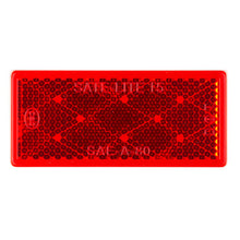 Load image into Gallery viewer, Grote 40302 Stick-On Rectangular Reflectors, Red