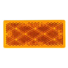 Load image into Gallery viewer, Grote 40303 Stick-On Rectangular Reflectors, Amber
