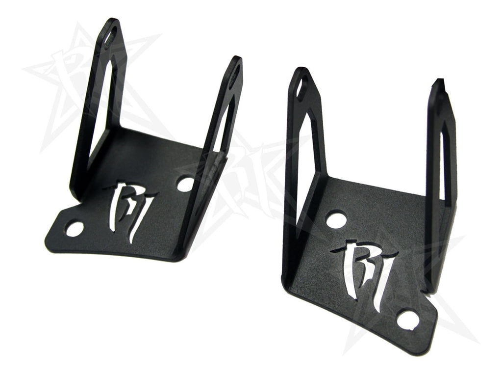 Rigid Industries 40331 RIGID 2007-2018 Jeep JK A-Pillar Mount Kit; Fits D-Series or Radiance POD Lights for Select Jeep Wrangler, Jeep Wrangler JK
