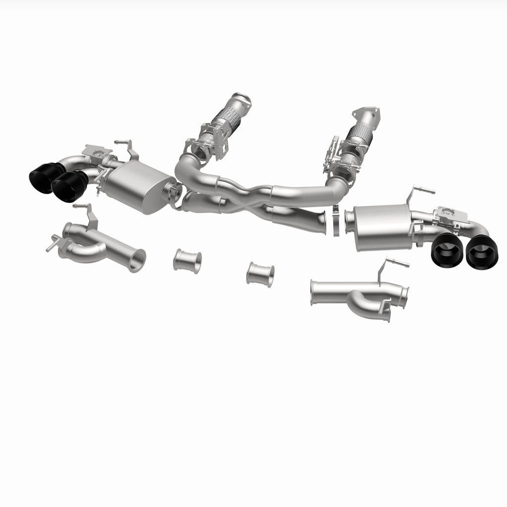 MagnaFlow Exhaust Products 19545 xMOD Series Black Chrome Tips Cat-Back System for Select Chevrolet Corvette
