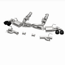 Load image into Gallery viewer, MagnaFlow Exhaust Products 19545 xMOD Series Black Chrome Tips Cat-Back System for Select Chevrolet Corvette