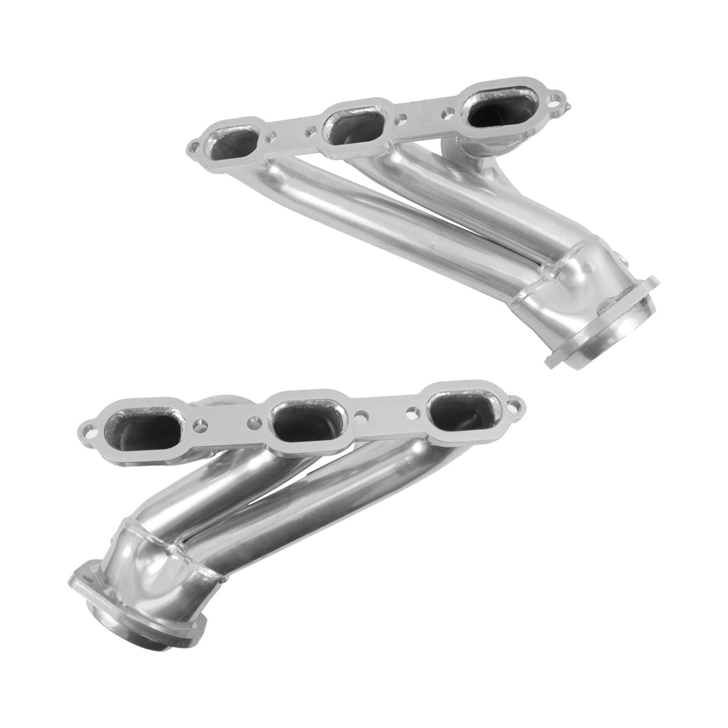 BBK Performance Parts 40400 2006-10 CHARGER CHALLENGER 3.5L SHORTY EXHAUST HEADERS (POLISHED SILVER CERAMIC) for Select Chrysler 300, Dodge Challenger, Dodge Charger, Dodge Magnum