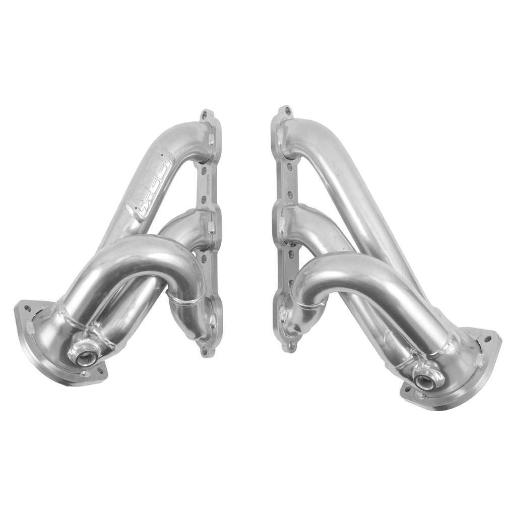 BBK Performance Parts 40400 2006-10 CHARGER CHALLENGER 3.5L SHORTY EXHAUST HEADERS (POLISHED SILVER CERAMIC) for Select Chrysler 300, Dodge Challenger, Dodge Charger, Dodge Magnum