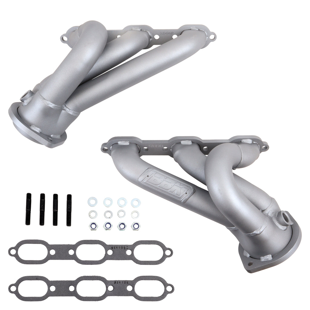 BBK Performance Parts 4040 2006-10 CHARGER CHALLENGER 300 3.5L 1 3/4 SHORTY HEADERS (TITANIUM CERAMIC) for Select Chrysler 300, Dodge Challenger, Dodge Charger, Dodge Magnum
