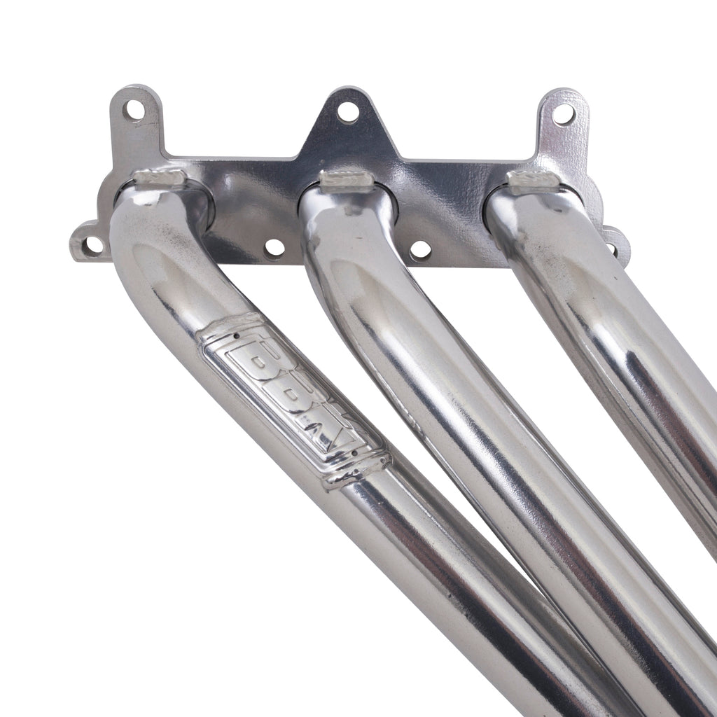 BBK Performance Parts 40410 2010-2011 CAMARO V6 1-5/8 LONG TUBE HEADERS W/CATS (POLISHED SILVER CERAMIC) for Select Chevrolet Camaro
