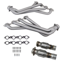 Load image into Gallery viewer, BBK Performance Parts 40443 16-24 CAMARO LT1 1-7/8 LONG TUBE HEADERS PLUS MID PIPES (TITANIUM CERAMIC) for Select Chevrolet Camaro