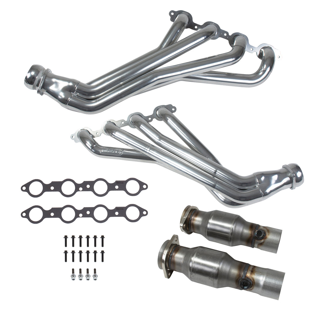 BBK Performance Parts 40444 16-24 CAMARO LT1 1-7/8 LONG TUBE HEADERS PLUS MID PIPES (SILVER CERAMIC) for Select Chevrolet Camaro