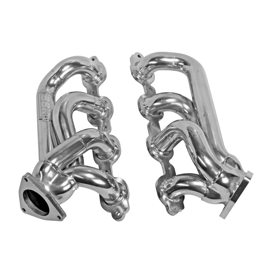 BBK Performance Parts 40470 2014-18 Chevy GM Truck 5.3L 6.2L 1-3/4 Shorty Headers (POLISHED SILVER CERAMIC) for Select Cadillac Escalade, Cadillac Escalade ESV, Chevrolet Cheyenne, Chevrolet Silverado 1500, Chevrolet Silverado 2500, Chevrolet Suburban,