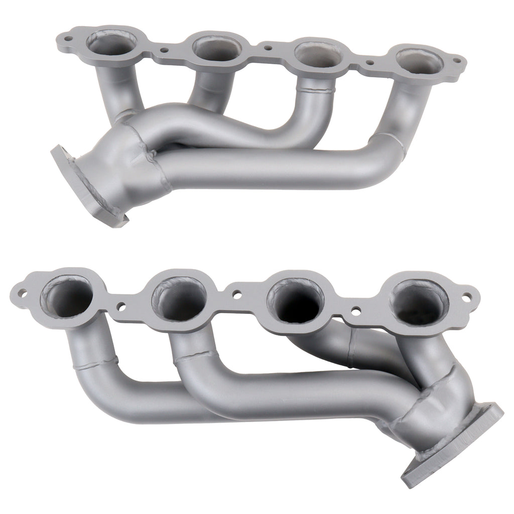 BBK Performance Parts 4047 2014-2018 Chevy GM Truck 5.3L 6.2L 1-3/4 Shorty Headers (TITANIUM CERAMIC) for Select Cadillac Escalade, Cadillac Escalade ESV, Chevrolet Cheyenne, Chevrolet Silverado 1500, Chevrolet Silverado 2500, Chevrolet Suburban,