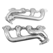 Load image into Gallery viewer, BBK Performance Parts 40480 2019-2024 CHEVY TRUCK 5.3/6.2L 1-3/4” SHORTY Headers (POLISHED SILVER CERAMIC) for Select Chevrolet Cheyenne, Chevrolet Cheyenne Nueva, Chevrolet Silverado 1500, Chevrolet Silverado LD, Chevrolet Silverado LTD, Chevrolet