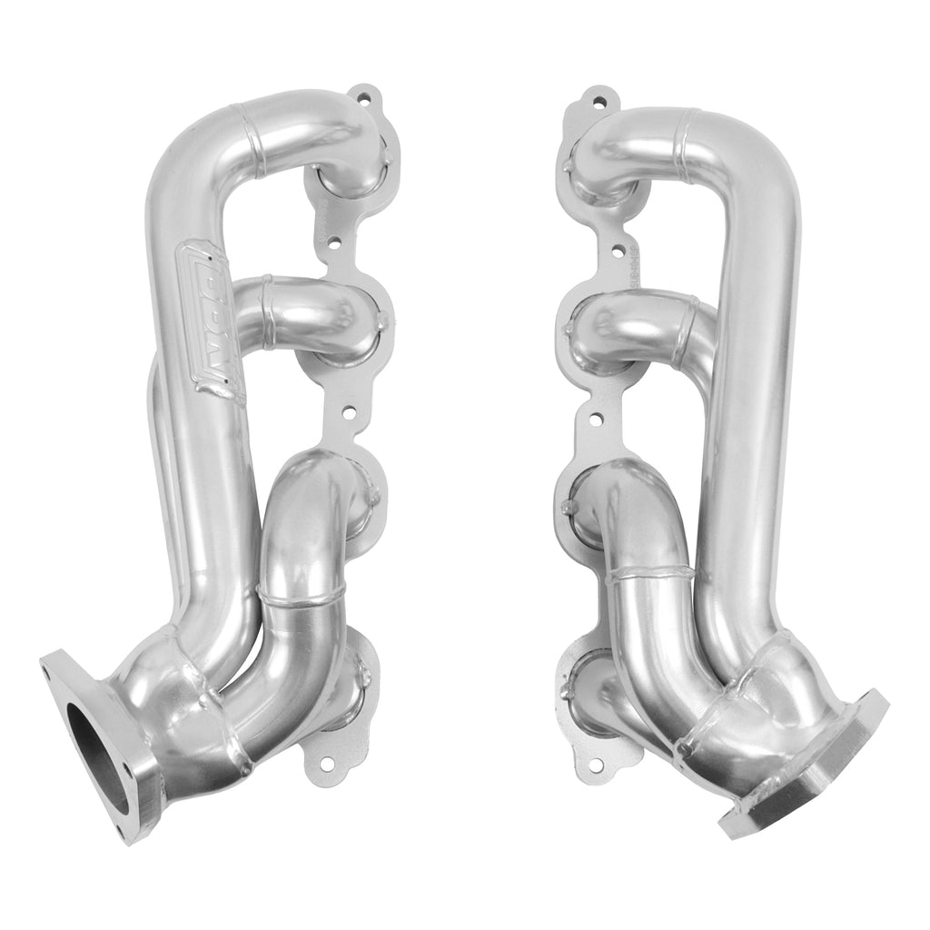 BBK Performance Parts 40480 2019-2024 CHEVY TRUCK 5.3/6.2L 1-3/4” SHORTY Headers (POLISHED SILVER CERAMIC) for Select Chevrolet Cheyenne, Chevrolet Cheyenne Nueva, Chevrolet Silverado 1500, Chevrolet Silverado LD, Chevrolet Silverado LTD, Chevrolet