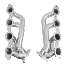 Load image into Gallery viewer, BBK Performance Parts 40480 2019-2024 CHEVY TRUCK 5.3/6.2L 1-3/4” SHORTY Headers (POLISHED SILVER CERAMIC) for Select Chevrolet Cheyenne, Chevrolet Cheyenne Nueva, Chevrolet Silverado 1500, Chevrolet Silverado LD, Chevrolet Silverado LTD, Chevrolet