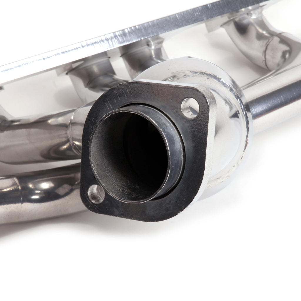 BBK Performance Parts 40520 1991-1999 JEEP 4.0L 1-1/2 SHORTY EXHAUST HEADER (POLISHED SILVER CERAMIC) for Select Jeep Cherokee, Jeep Comanche, Jeep Grand Cherokee, Jeep Wrangler