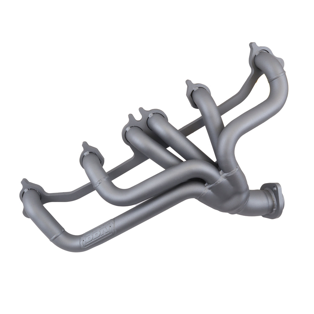 BBK Performance Parts 4052 1991-1999 JEEP 4.0L 1-1/2 SHORTY EXHAUST HEADER (TITANIUM CERAMIC) for Select Jeep Cherokee, Jeep Comanche, Jeep Grand Cherokee, Jeep Wrangler