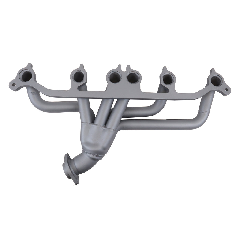 BBK Performance Parts 4052 1991-1999 JEEP 4.0L 1-1/2 SHORTY EXHAUST HEADER (TITANIUM CERAMIC) for Select Jeep Cherokee, Jeep Comanche, Jeep Grand Cherokee, Jeep Wrangler