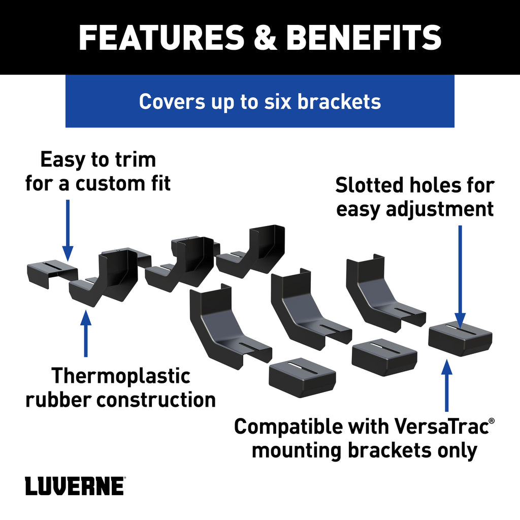 Luverne 4055160 LUVERNE 4055160 VersaTrac Bracket Covers; 6-Pack - Truck Part Superstore