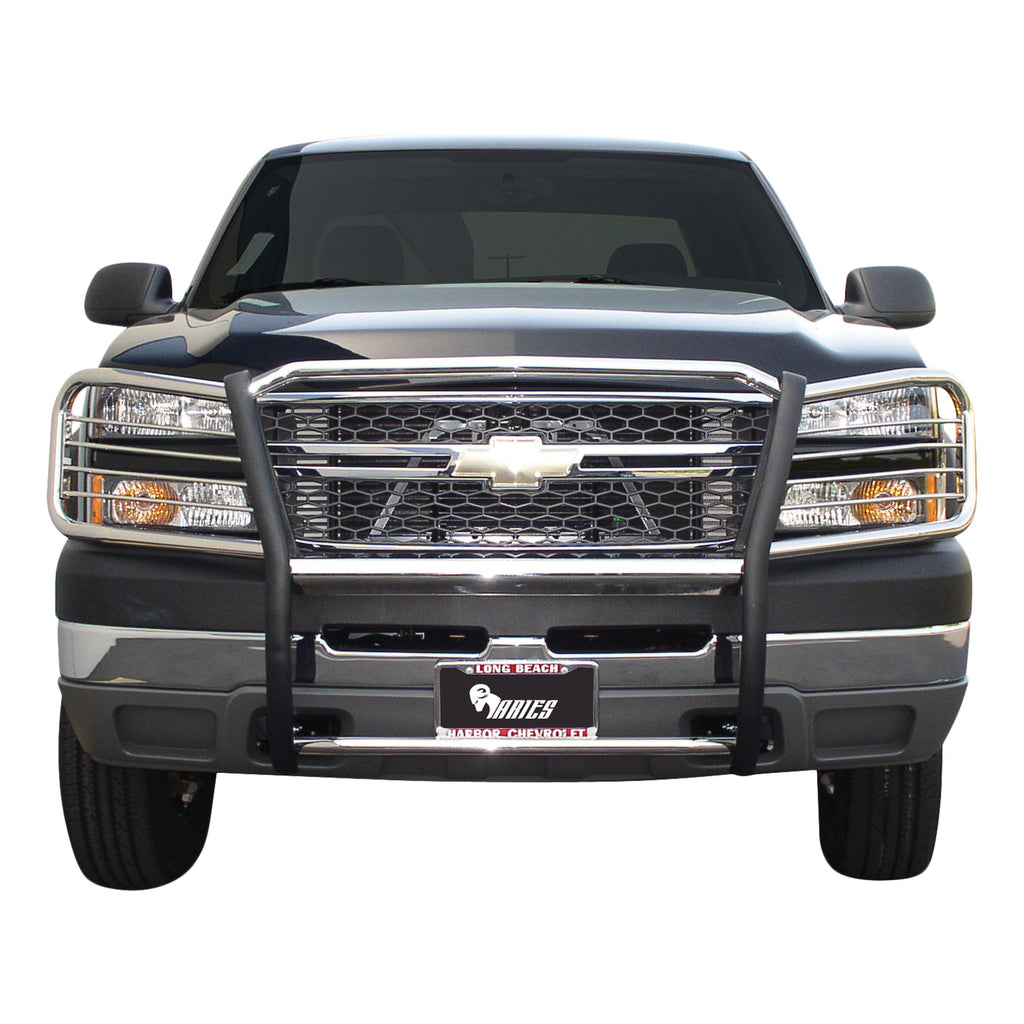 ARIES 4061-2 Polished Stainless Grille Guard; Select Chevrolet Silverado 2500; 3500 HD - Truck Part Superstore