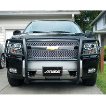 Load image into Gallery viewer, ARIES 4065 Black Steel Grille Guard, Select Chevrolet Avalanche, Suburban 1500, Tahoe for Select Chevrolet Suburban 1500