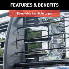 Load image into Gallery viewer, ARIES 4068 Black Steel Grille Guard, Select Chevrolet Silverado 1500 for Select Chevrolet Silverado 1500
