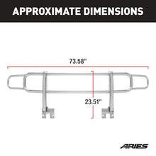 Load image into Gallery viewer, ARIES 4077-2 Polished Stainless Grille Guard, Select Hummer H3, H3T for Select Hummer H3