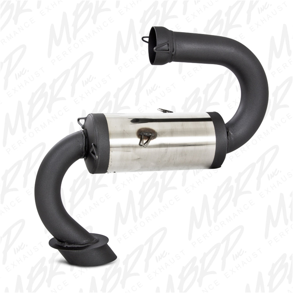 MBRP Exhaust 4090210 Snowmobile Race Exhaust for Select Polaris 500 RMK, Polaris 500 XC, Polaris 600 RMK, Polaris 700 RMK