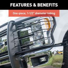 Load image into Gallery viewer, ARIES 4092 Black Steel Grille Guard, Select Chevrolet Silverado 1500 for Select Chevrolet Silverado 1500
