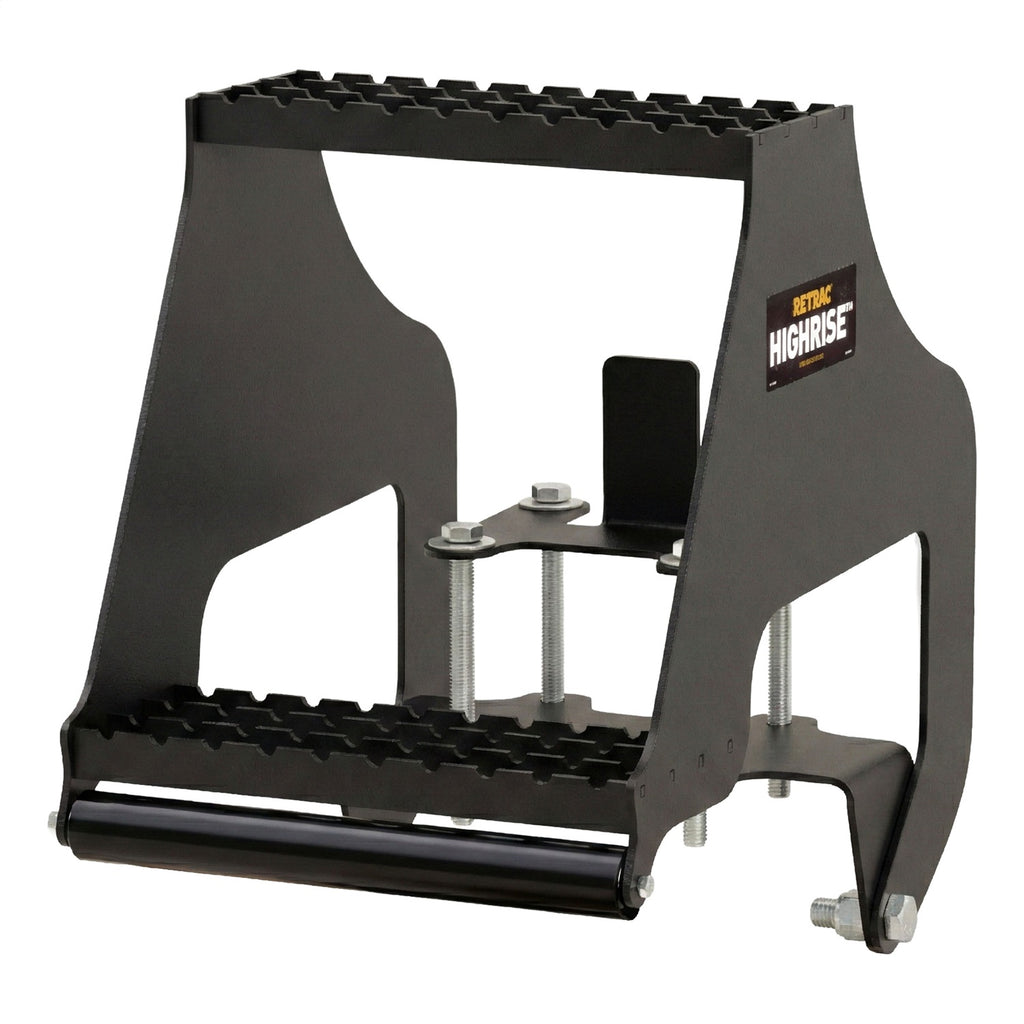 Luverne 409924L RETRAC 409924L HighRise Folding Rear Semi Truck Steps with Auto-Stow; Fits 4-Inc