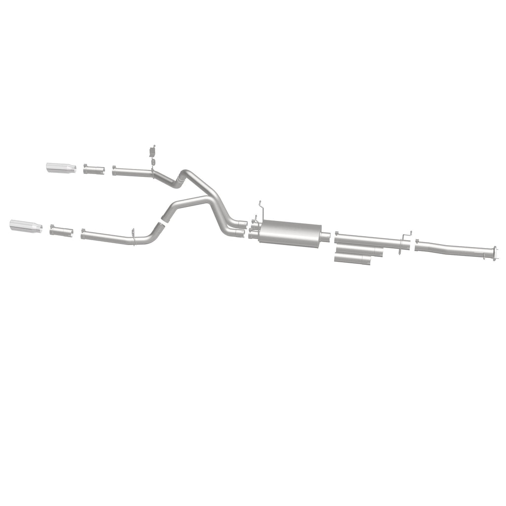 MagnaFlow Exhaust Products 19027 Street Series Polished Cat-Back System for Select Chevrolet Silverado HD, Chevrolet Silverado HD, GMC Sierra HD, GMC Sierra HD