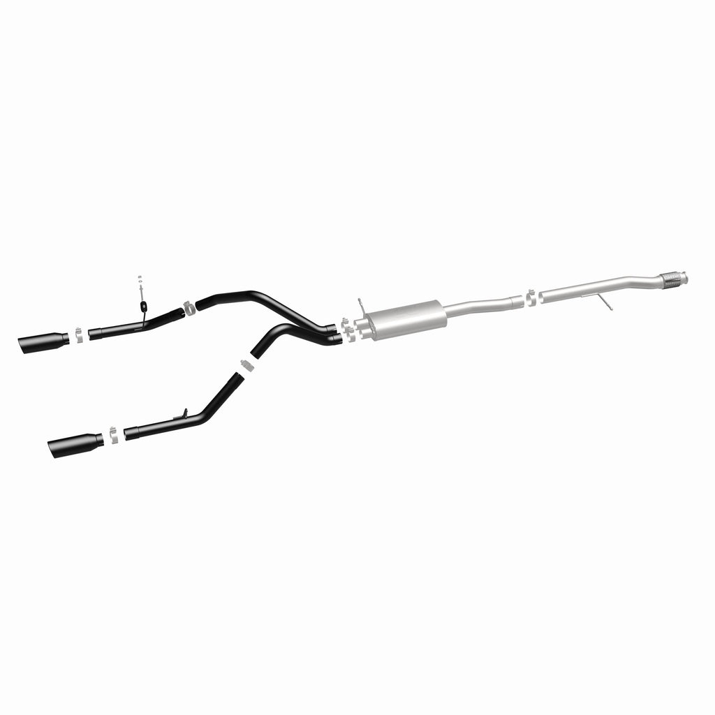 MagnaFlow Exhaust Products 15361 Street Series Black Coated Cat-Back System for Select Chevrolet Silverado 1500, Chevrolet Silverado LD, GMC Sierra 1500, GMC Sierra Limited