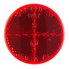 Load image into Gallery viewer, Grote 41002 Round Stick-On Reflector, 2" Red
