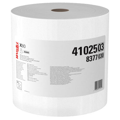 WypAll 41025 X80 Reusable Wipes, Jumbo Roll