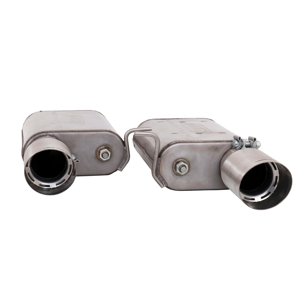 BBK Performance Parts 41065 2010-2015 CAMARO SS 6.2L VARITUNE AXLE BACK EXHAUST KIT (439 STAINLESS) for Select Chevrolet Camaro