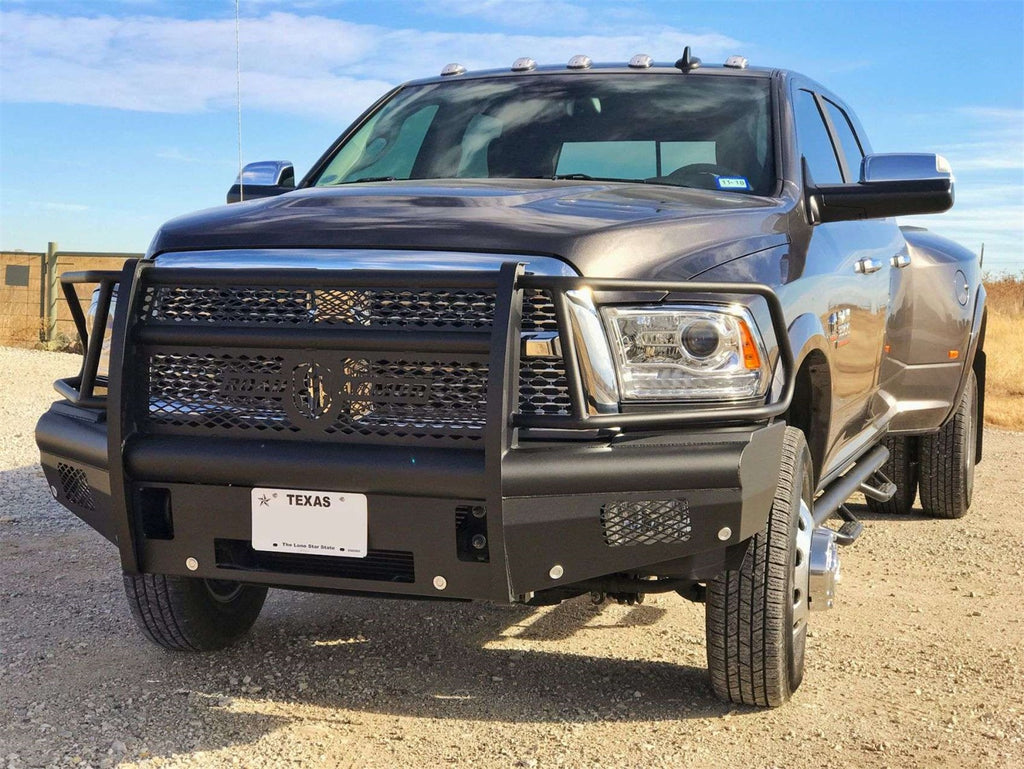 Road Armor 410VF6B Vaquero Non-Winch Front Bumper for Select Ram 2500, Ram 3500, Ram 4500, Ram