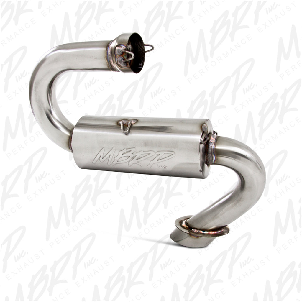 MBRP Exhaust 4110210 Snowmobile Race Exhaust for Select Polaris 500 RMK, Polaris 500 XC, Polaris 600 PRO X, Polaris 600 RMK, Polaris 600 XC, Polaris 700 PRO X, Polaris 700 RMK, Polaris 700 XC