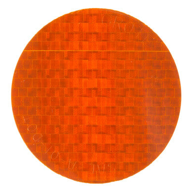 Grote 41143 Stick-On Tape Reflectors, Amber